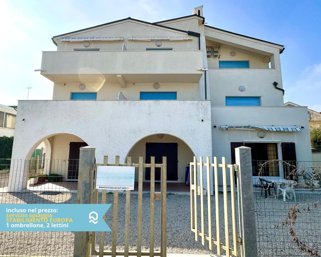 Rs321 - Marcelli, Trilocale Fronte Mare Con Spiaggia Inclusa Eksteriør bilde